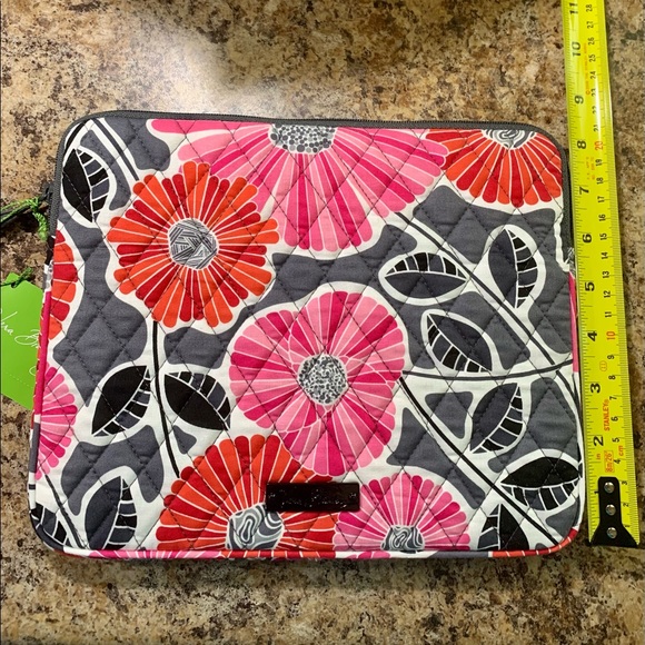 NWT Vera Bradley Tablet Sleeve Cheery Blossoms Cherry computer case - Picture 10 of 11